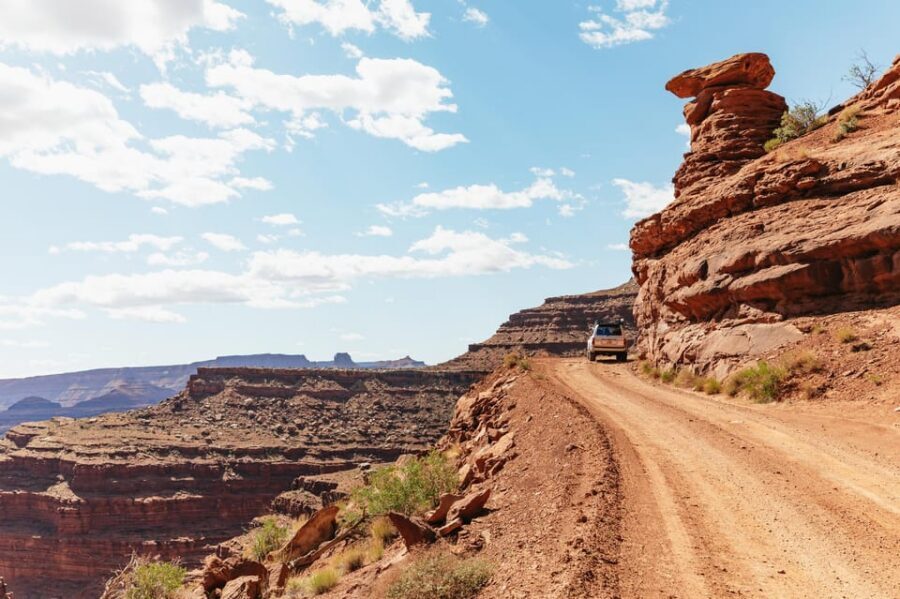 From Moab: Sky District Canyonlands National Park 4x4 Tour - The petroglyph stop: small, meaningful, and a lesson in respecting place